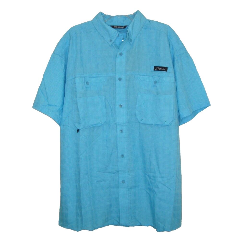 NWT BlackTip Mens Vented UPF 30 Moisture Wicking Outdoor Fishing Shirt Size XXL